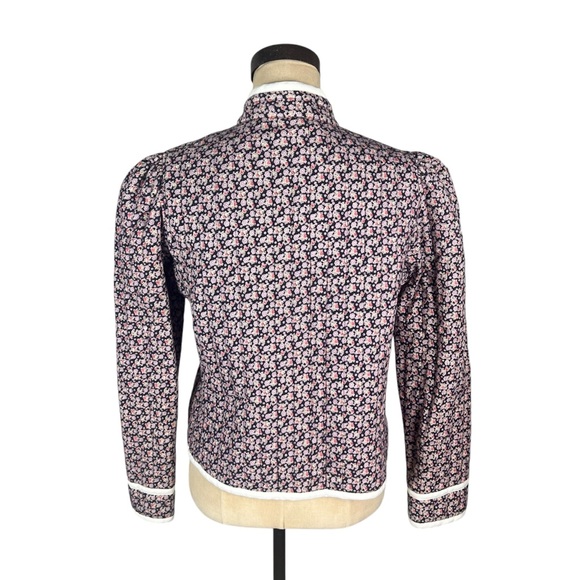 Vintage Jessica McClintock Gunne Sax quilted women's jacket SZ L - Picture 3 of 9